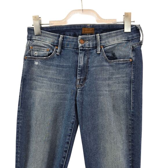 Mother Jeans Womens 26 The Looker Skinny Ankle Heartbreaker Distressed Sexy USA - Picture 2 of 12